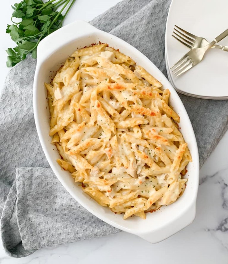 Chicken Alfredo Baked Penne Weight Watchers
