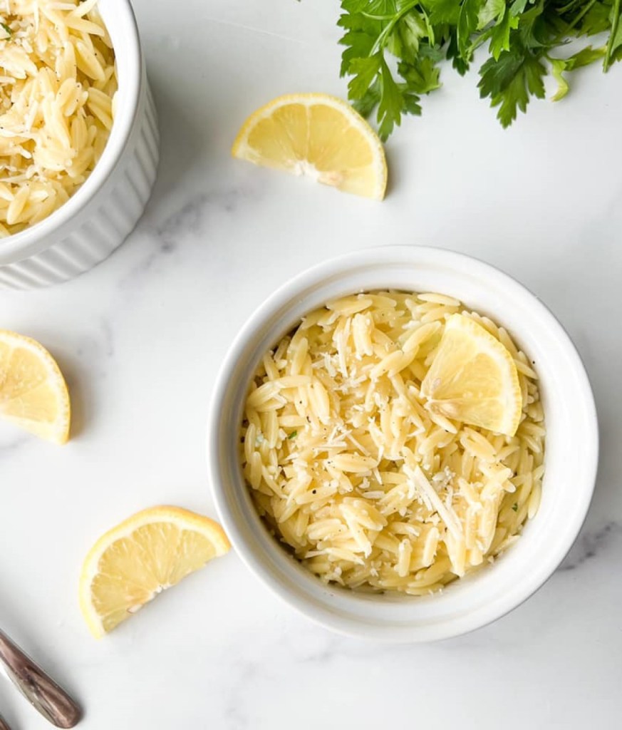 Lemon Garlic Orzo Weight Watchers Recipes Side Dish
