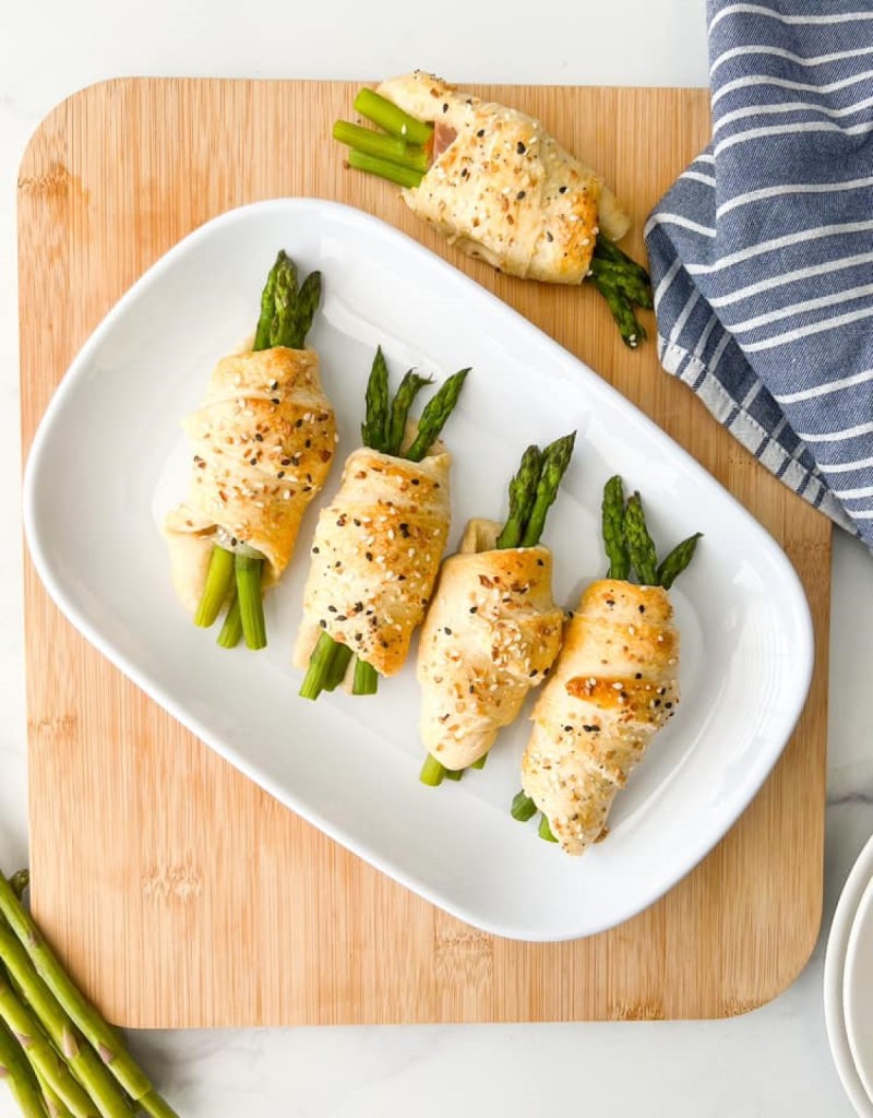 Asparagus and Prosciutto Crescent Rolls Weight Watchers 4 1