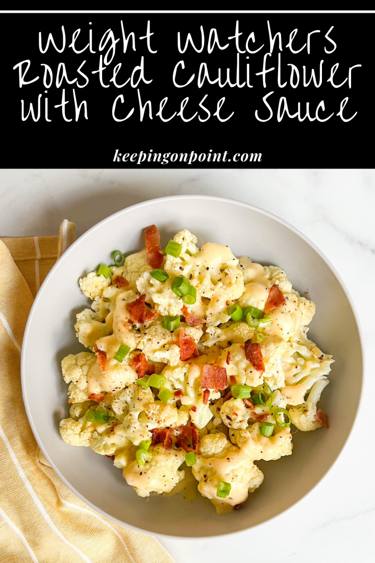 Roasted Cauliflower with Cheese Sauce