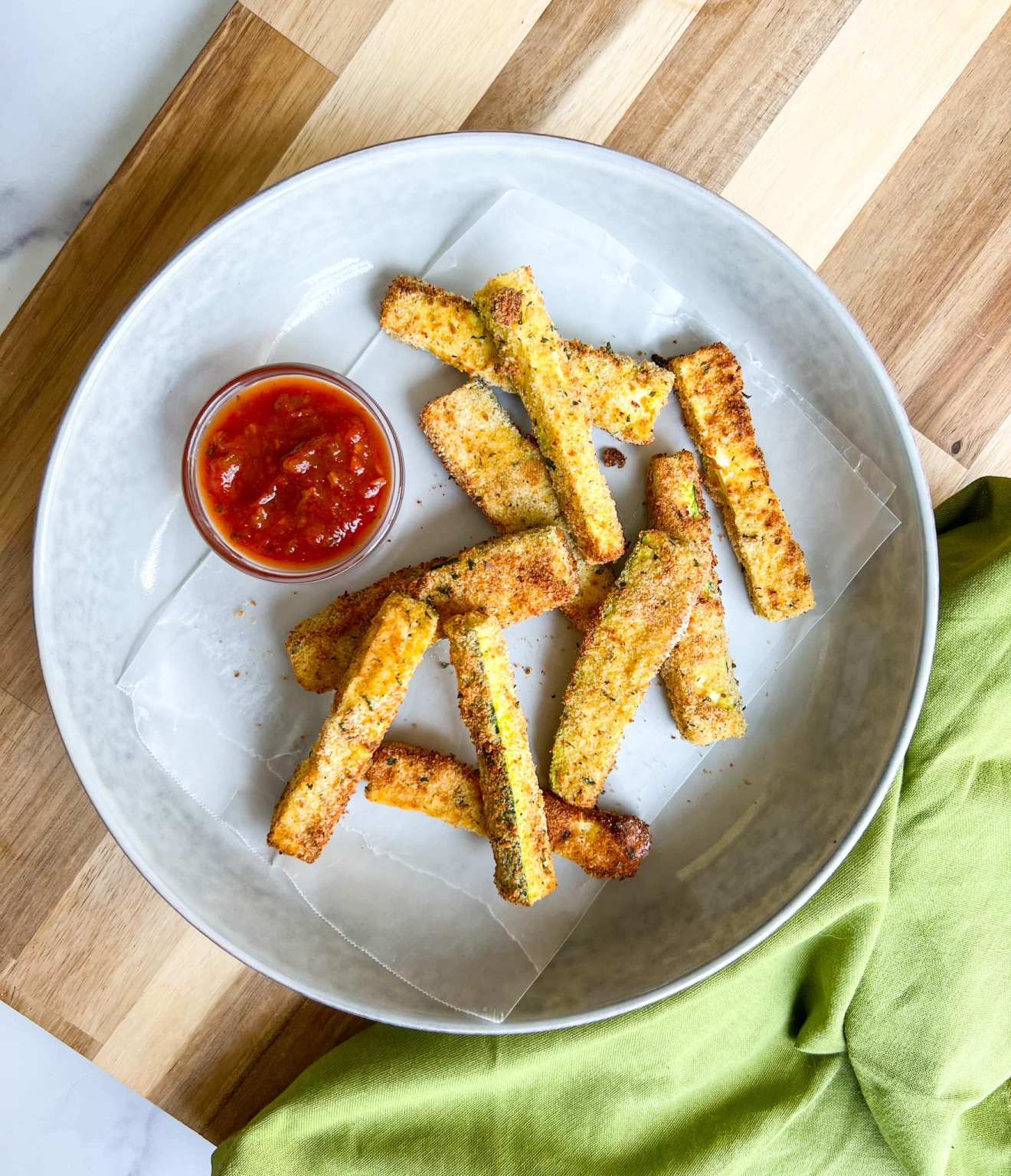 Zucchini Fries (Air Fryer or Oven Baked)