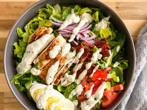 Cobb Salad with Green Goddess Dressing Cobb Salad with Green Goddess Dressing