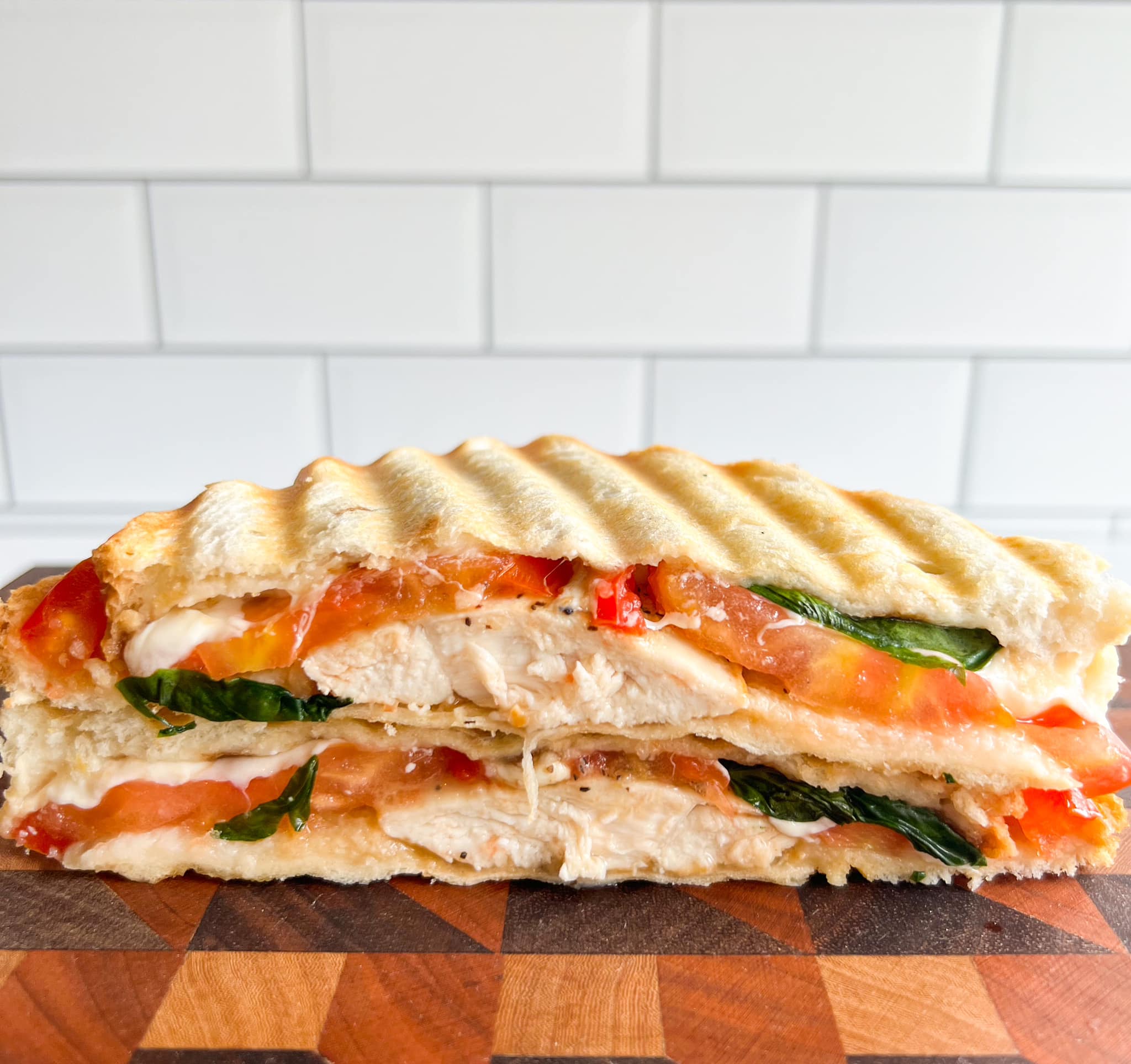 Chicken Caprese Panini - Keeping On Point