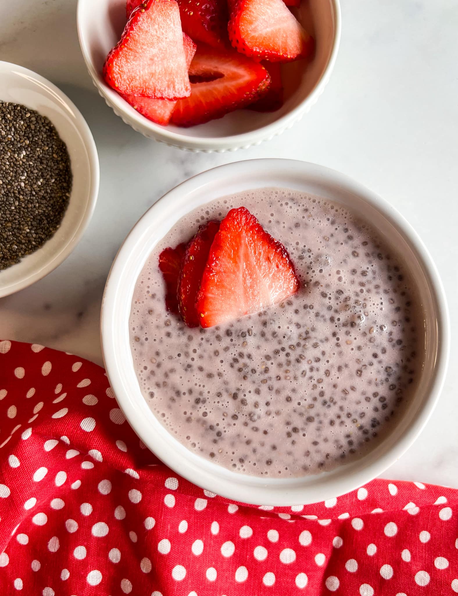Strawberry Chia Pudding